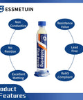 Desoldering Wick And Soldering Flux Paste For Electronics Repair No Clean Flux 10cc Solder Removal Kit with features