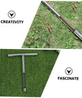 Stainless Steel Soil Sampler Probe With T Handle For Lawn Care And Garden Testing 304 Metal Soil Sampling Tool on grass