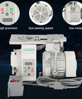 Beefy Industrial Sewing Machine Servo Motor With Controller And Foot Switch Brushless 110V 750W 1HP 200 To 6000 RPM CW CCW