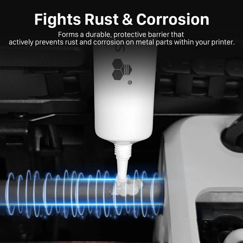 Application of Heavy Duty 20g 3D Printer Lubricating Grease Oil Paste With Rust Prevention on printer gear for smooth operation