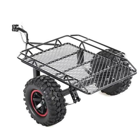 Heavy Duty Aluminum RC Car Chassis Frame For TRX4 Axial SCX10 D90 Rock Crawler Upgraded Trailer Hopper Frame off-road view