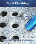 Diamond core drill bit, 1 3/8 inch, blue laser-welded diamond hole saw for granite and marble