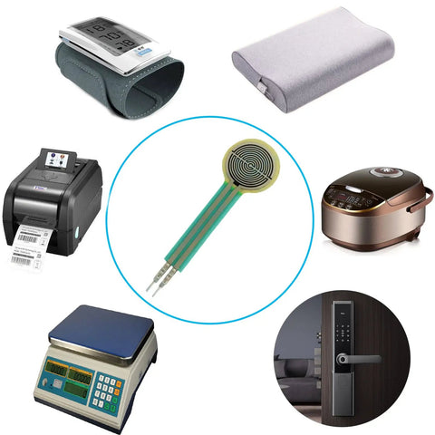 Flexible Force Sensor Kit 20G-6KG Range Do It Yourself Friendly Pressure Sensor centered among various devices