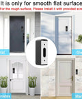 Adhesive Doorbell Mount For All New Video Doorbell Camera 2nd Gen No Drill Mounting Bracket installed on various door surfaces