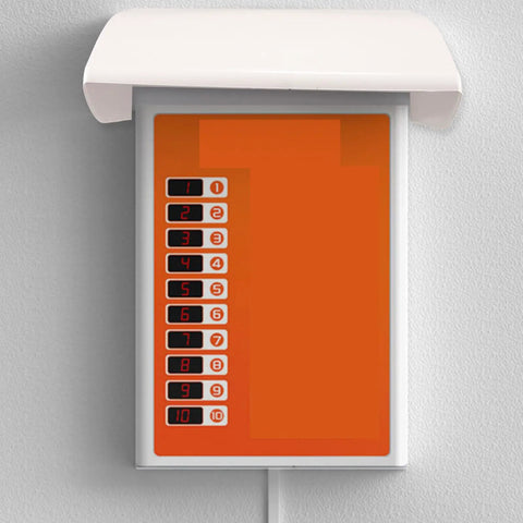 Heavy Duty EV Charging Station Rain Cover For Outdoor Wall Units Weatherproof Roof protecting EV charger from elements.