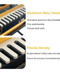 Close-up of Heavy Duty Aluminum 24 Inch Manual Dovetail Jig Loaded With Killer Precision Router Bits showing alloy template and fine workmanship.