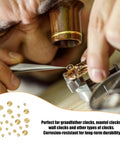 Watchmaker using Brass Clock Hand Nut Set 24 Pack In Three Sizes 5mm 6mm 10mm For Grandfather Wall And Mantel Clocks Replacement Kit