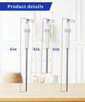 Top Shelf Triple Pack Steam Probe Upgrade For Breville And Sage Espresso Machines shows 3 silicone steam probes of varied lengths.