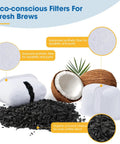 All In One Filter Replacement Starter Kit For 2.0 Brew Systems With Side Reservoir Holder And 12 Replacement Water Filters components