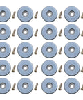 20 Pcs Screw Mounted Sliders For Wood Floors And Carpets, showing screws and circular sliders for furniture leg protection