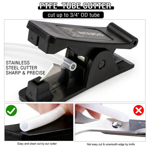 PTFE tube cutter from 52 Piece 3D Printer Tools Kit For FDM And SLA Printers With Deburring Tool Nozzles Scrapers Files PTFE Tube Cutter