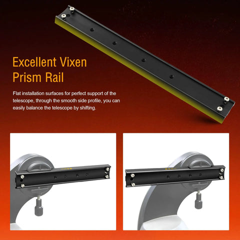 33cm GP Prism Rail For Telescopes With Quick Attach No Fuss On EQ4 EQ5 EQ6 Aluminum Universal Prism Rail for Celestron Vixen