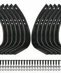 Beefy Heavy Duty Rotary Tine Set Of 12 For John Deere 4460J 4459J 6554J 6555J Tiller Blades Replacement