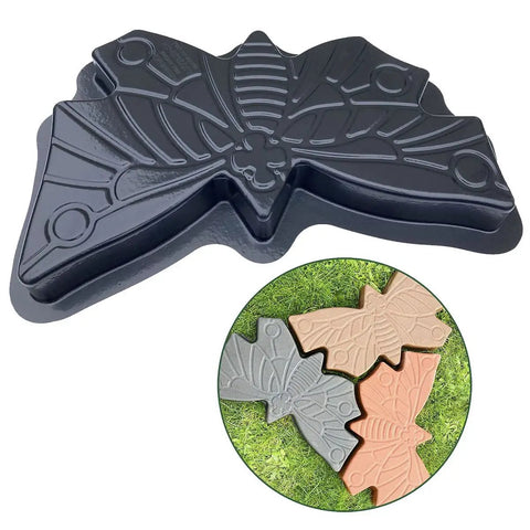 Butterfly Stepping Stone Mold For Concrete And Cement DIY Walkway Stones Reusable Garden Path Mold Create Colorful Butterfly Garden Decor And Pathway Art With No Fuss Easy To Use Plastic Mold