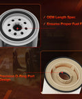 6.7L Diesel Fuel Filter Water Separator Set For 2013 2018 Ram 2500 3500 4500 5500 Turbo Diesel Engines Replacement, showing detailed filter components