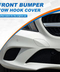 Unpainted Front Bumper Tow Hook Cover For CLA W117 2014 2015 2016 Right Passenger Side A1178850622 on car bumper