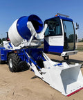 Job Site Ready Heavy Duty Self Loading Concrete Mixer Truck With Spinning Drum for Barn Builds, driveway repair, and county road workflows.
