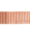 Copper collets from TIG Welding Torches Gas Lens Kit 58 Piece Set With Back Cups, Collets, Collet Bodies, Alumina Gas Cups And Nozzles.