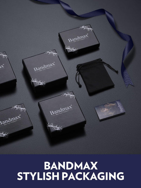 Bandmax stylish packaging for Stainless Steel 316L Barbed Wire Choker Necklace For Women And Men Gothic Thorns