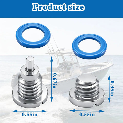 Upgrade Your Ride With This Slick 4 Pack Marine Gear Lube Drain And Fill Screw Kit For Mercruiser Sterndrives Featuring Magnetic Oil Plugs Compatible With 3/8 Inch 16 Thread Outboards To Keep Your Engine Running Smooth Like Butter. Blue gasket and metal marine drain plug size chart for 3/8 inch 16 thread