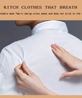 Close-up of breathable mesh fabric on Personalized Chef Coat Custom Embroidered Name Dual Button Kitchen Jacket.