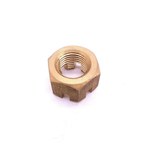 Propeller Castle Nut 90171-16011 For Yamaha Outboard Engines 40HP 50HP 55HP 60HP 70HP 90HP Fits 4 Bolt Shafts Replacement Part For Yamaha Marine Motors