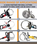 Circular Saw Guide Linear Wall Cutting Track With Smooth Remote Lift And No Sweat Depth Adjustment Tough Steel Track Kicks Through Drywall fast snaps with multiple ring saws.