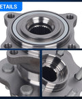 Rear Wheel Bearing And Hub Assembly For Nissan Armada 2005 2008 And Pathfinder 2005 2012 With Six Lugs No ABS