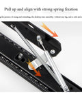 Close-up of Heavy Duty Side Mounted Ball Bearing Drawer Slides Full Extension Rock Solid Cold Rolled Steel Runners 250Mm for lift tables.