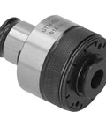 Solid Collet Chuck Holder With Torsion Overload Protection Fits Gt24 Iso for heavy duty machining tasks, showcasing strong steel design.