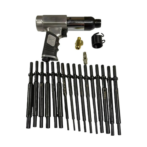 Ultimate Universal Pneumatic Valve Guide Punch Tool Set For Family Cars With 16 Precision Rods Perfect For DIY Pros To Repair Minor Engine Issues Easily And Save Cash On Tune Ups, 16 rods