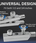 Multifunction Broken Pipe Extractor Set For Damaged Bolts Faucets And Stripped Threads Pipe Screw Remover with hex wrench