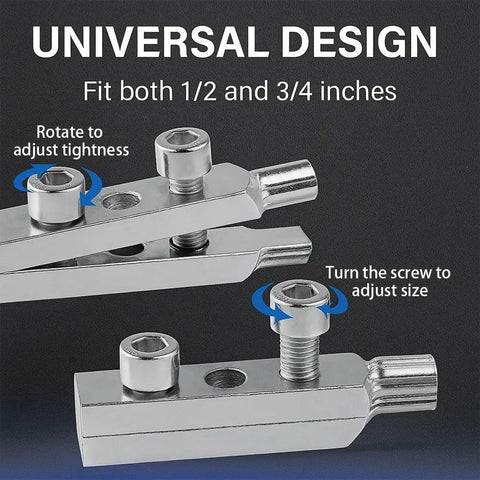 Multifunction Broken Pipe Extractor Set For Damaged Bolts Faucets And Stripped Threads Pipe Screw Remover with hex wrench