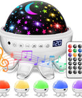 Colorful All In One Outdoor Speaker Sleep Sound Machine With Projector Star Light, 30 soothing sounds remote and timer