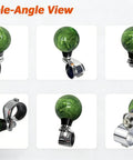 Ball Steering Wheel Spinner Booster Knob For Easy Turning And Quick Stops Universal Turning Assist Handle Fits Tractors Forklifts Lawn Mowers Boats And More Green multiple-angle view