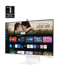 32 Inch M80D Series 4K UHD Smart Monitor With Streaming TV Built In Speakers HDR10 Plus AI Upscaling USB C Ergonomic Stand