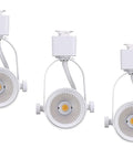 Juno Type LED Track Light Head 10W CRI 90 and Up 3000K Warm White Dimmable with 40 Degree Tilt Adjustable Beam for Accent Lighting