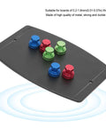 Universal PCB Holder Soldering Fixture With Six Magnetic Pins, heavy duty metal surface, shown with colorful pins on platform