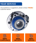 Front Wheel Hub And Bearing Assembly For 2004 2005 Chevy Classic, 1997 2003 Malibu, 1999 2004 Oldsmobile Alero, close-up view
