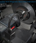 Dial Indicator Set With Magnetic Base 0 to 1 Inch Range 0.001 Inch Accuracy used on lathe machinery for alignment measurement