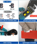Upgraded Hydraulic Cable Railing Crimping Tool For One Eighth Inch Stainless Steel Cable Railing Kit with hardened dies design.