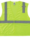 Unisex Adult Hella Visible Class 2 Safety Vest Crafted From Comfy Breathable Mesh Fabric With Zero Fuss Hook And Loop Closure Lime Green Cut.