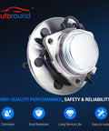 2WD Front Wheel Bearing And Hub Assembly For Chevy Tahoe Silverado Suburban Avalanche Express 1500 2500 GMC Yukon XL 1500 Sierra Savana And Cadillac Escalade Direct Fit Replacement For Easy Install