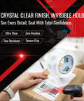Clear Packing Tape Set 6 Rolls 408 Yards Total Heavy Duty Shipping Tape For Moving Boxes 2 Inch By 68 Yards Per Roll Strong Packaging Tape Refills That Play Nice With All Dispensers on box