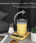 Electric Cup Warmer And Chiller For Desk Rapid Heat Chill Base 350Ml Portable Beverage Heater Cools Iced Coffee Beer Wine Sweet Daily Grind Essential on a table.