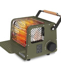 Camp Ready Butane Portable Space Heater With Warming Shelf For Indoor And Outdoor Use, 3750 BTU Gas Powered Heater With Detachable Insulated Shelf And Carry Handle