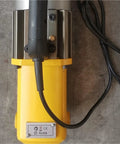 Top view of AOXHUGB Handheld Rebar Bender And Cutter With Electric Hydraulic Power showing robust cast steel head and electric cord.