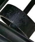 Close-up view of Heavy Duty Electric Rebar Bender Machine component with smooth surface and round metal structure for precise bending.