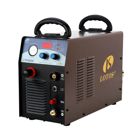 80A Plasma Cutter With Pilot Arc Non Touch Cut For Painted Surfaces Delivers 1 Inch Clean Cut And One And A Half Inch Maximum Easily Cuts Stainless Steel Aluminum Copper And More Beast Mode Heavy Duty Workhorse For Serious Metal Projects