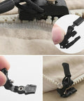 Zipper Repair Kit 9 Piece Black Zip Pullers For Coats Jackets Luggage And Backpacks Easy Install Quick Fix Zip Slider Replacement